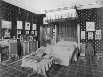 La chambre de la reine, château de Balmoral